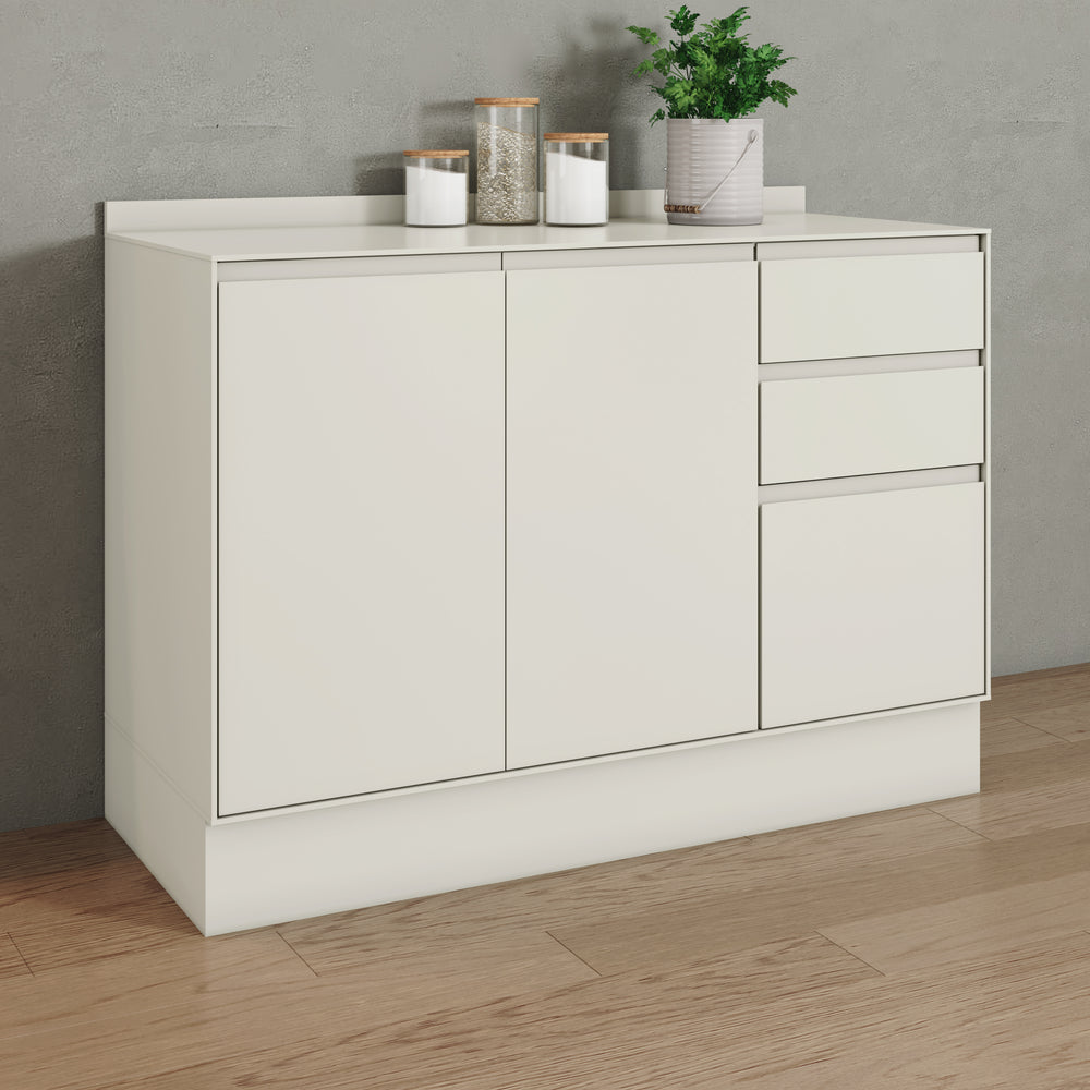 Mueble Cocina Base 3 Pta. 2 Caj. 120 cm Fineze Arena