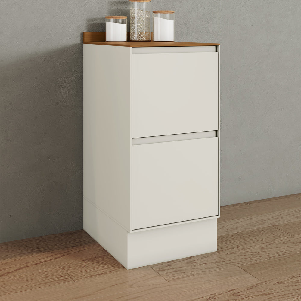 Mueble Cocina Base 2 Cajones 40 cm Fineze Canela