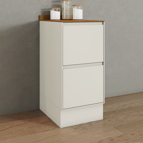 Mueble Cocina Base 2 Cajones 40 cm Fineze Canela
