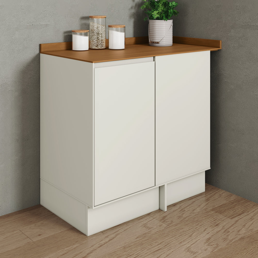 Mueble Cocina Base Esquinero Fineze Canela