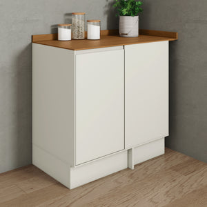 Mueble Cocina Base Esquinero Fineze Canela