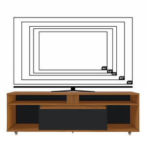 Rack de Tv Basilea 75" Negro