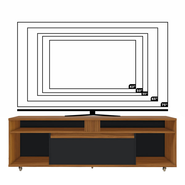 Rack de Tv Basilea 75" Negro