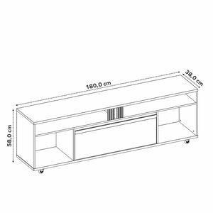 Rack de Tv Basilea 75" Negro