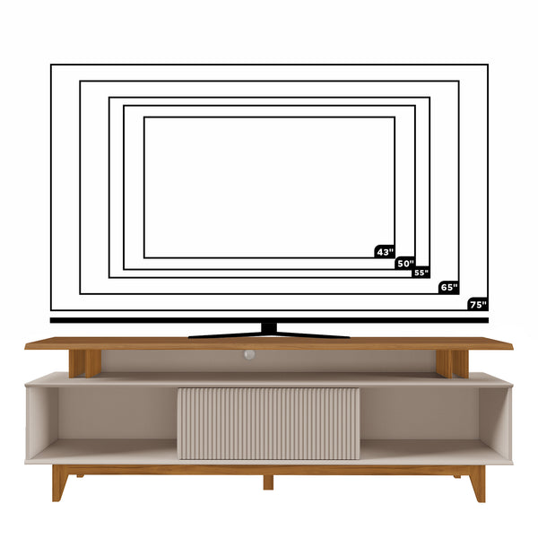 Rack de Tv Lucerna 75" Off White