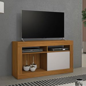 Rack Tv 50" Abeto Café/Off white