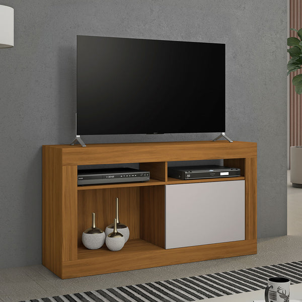 Rack Tv 50" Abeto Café/Off white