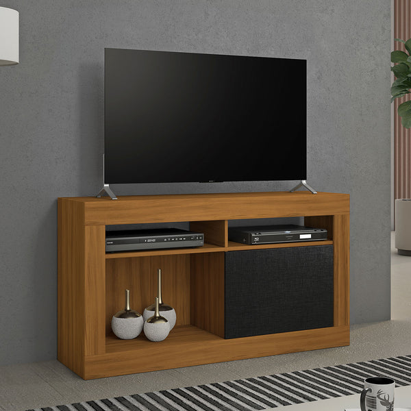 Rack Tv 50" Abeto Café/Negro