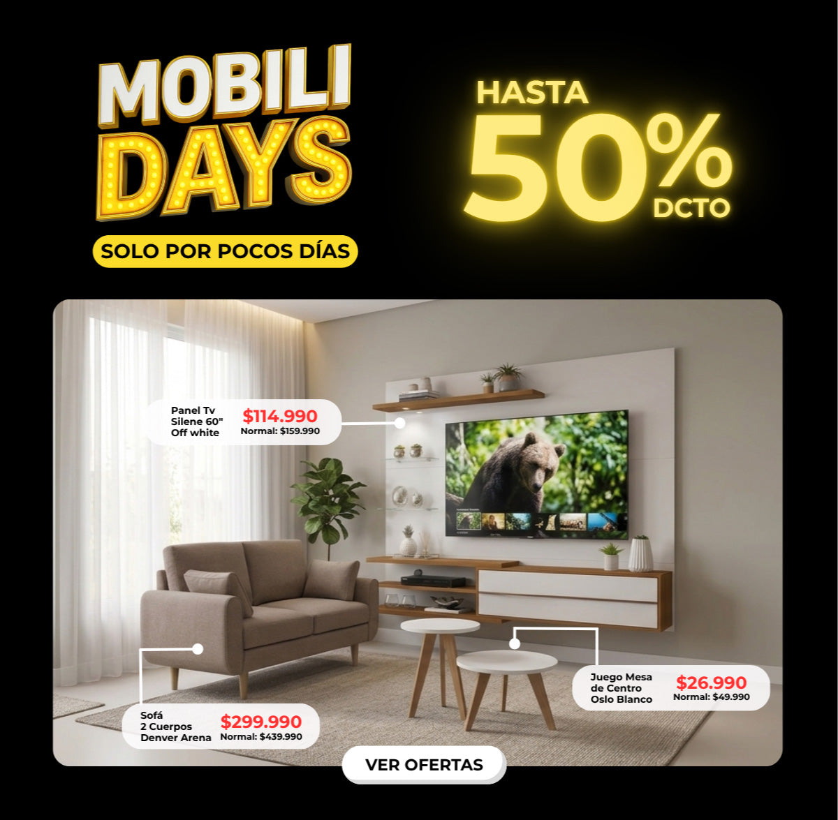 SOFAS MUEBLES DE TV EN OFERTA