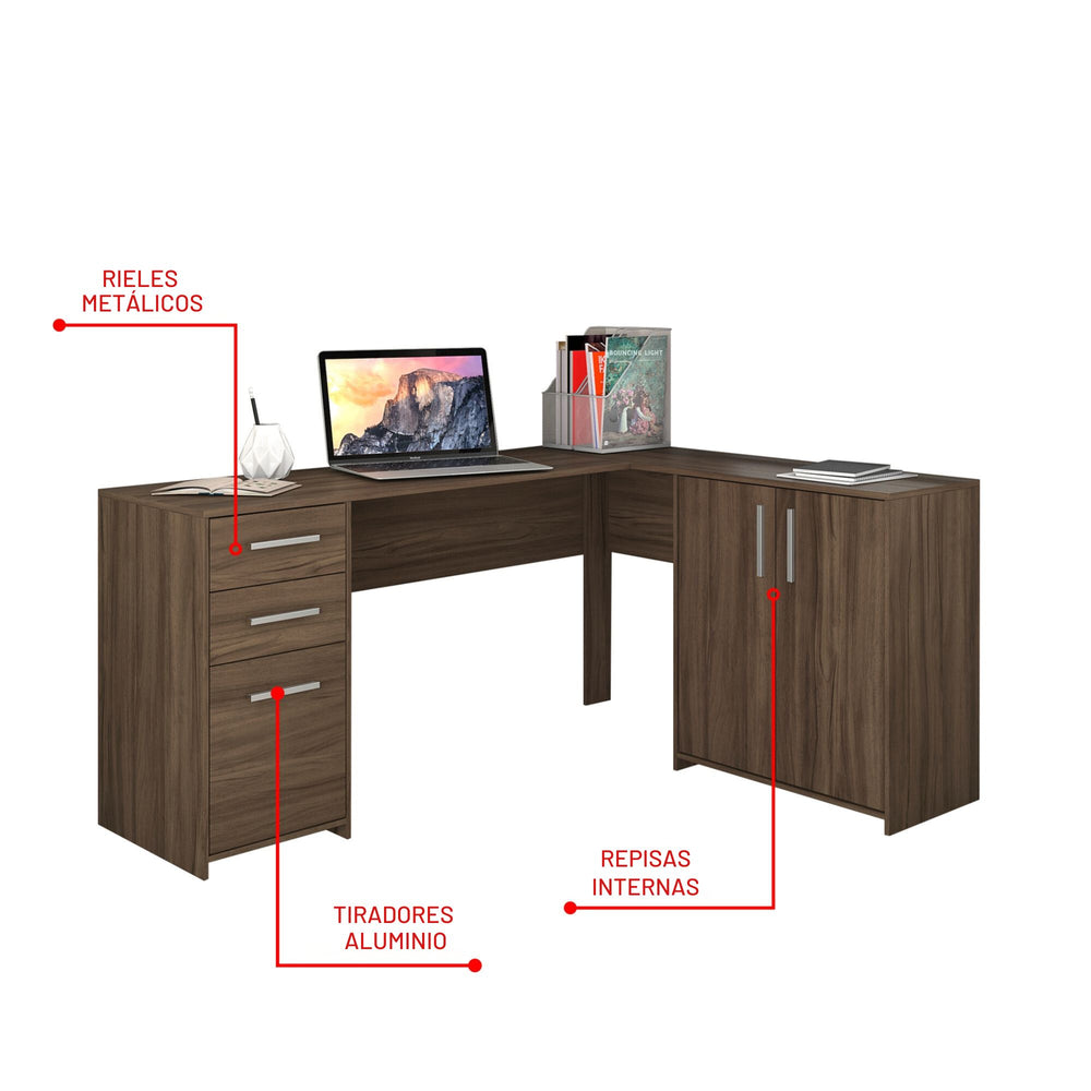 Combo Escritorio Plateas Café + Silla Master