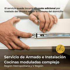 Servicio armado e instalación cocinas moduladas complejo-RM y V Región